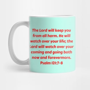 Bible Verse Psalm 121:7-8 Mug